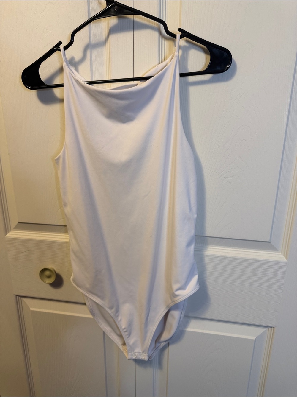 Old Navy White Girls' Sleeveless Bodysuit Tank Top